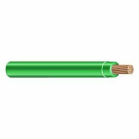 SOUTHWIRE 6 AWG UL THHN Building Wire, Bare copper, 19 Strand, PVC, 600V, Green/Yellow, Sold by the FT 000000000059272501